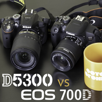   : Nikon D5300  Canon 700D?