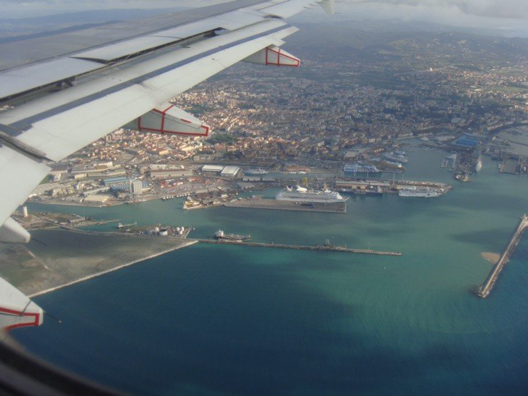 PIsa from the flight