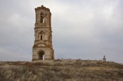 Колокольня храма в Ст. Качалинской.