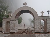 Вход в горный монастырь
