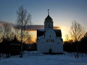 Храм на рассвете
