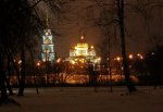 Собор в зимний вечер