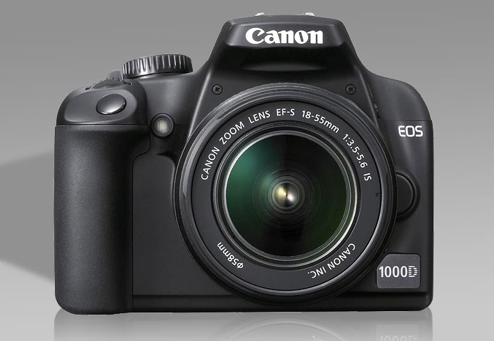   Canon EOS 1000D:         