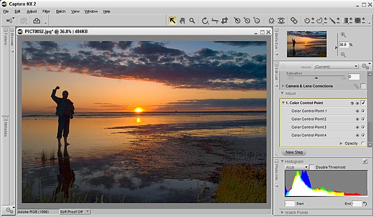 Nikon Capture NX2 — новый мощный инструмент для простого и удобного редактирования фотографий