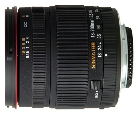 Sigma 18-200mm F3.5-6.3 DC